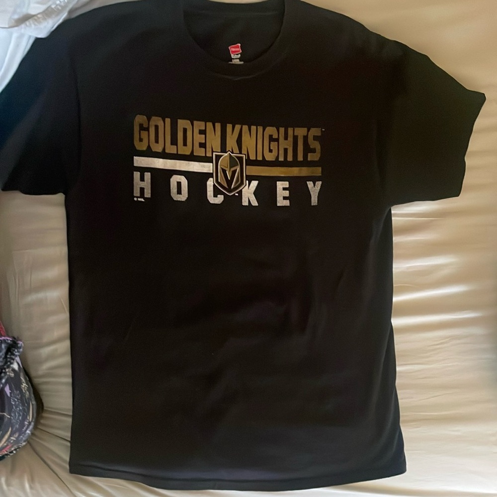 Vegas Golden Knights Hockey Hanes T-shirt Size L